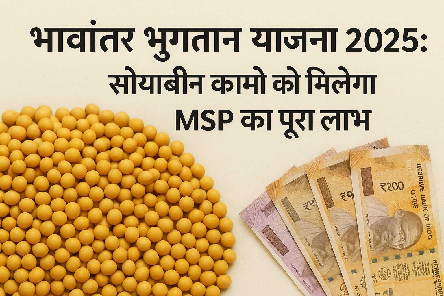 भावांतर भुगतान योजना 2025: सोयाबीन किसानों को मिलेगा MSP का पूरा लाभ image